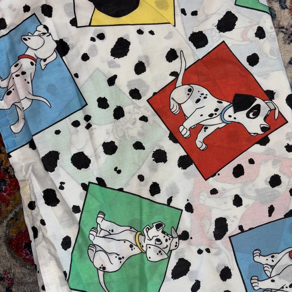 101 Dalmatian Print Kids Flat Sheet - Picture 3 of 3